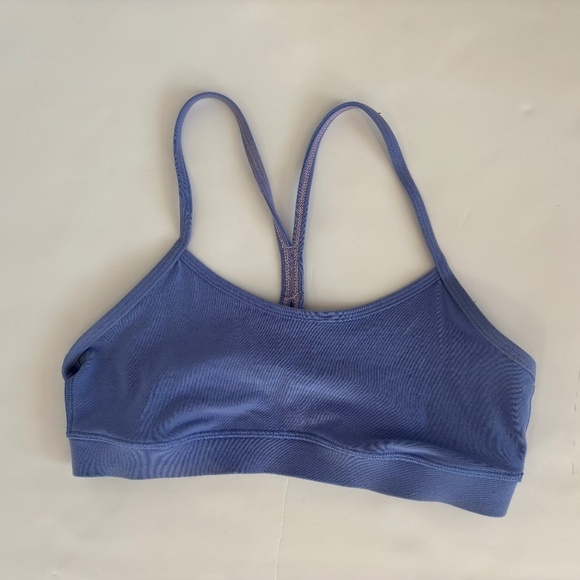 Lululemon Flow Y Bra IV Size 6 Blue - Picture 1 of 2